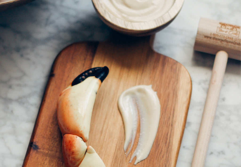 Stone Crab Claws with Cilantro Butter